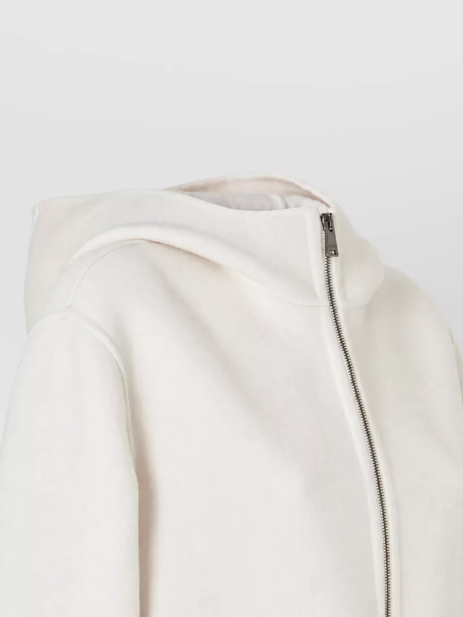 Fendi Oversized Wool Hooded Coat