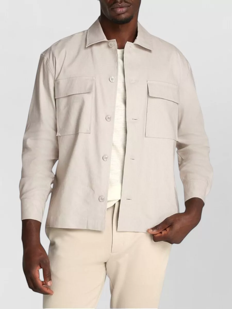 Calvin Klein relaxed-fit shirt jacket