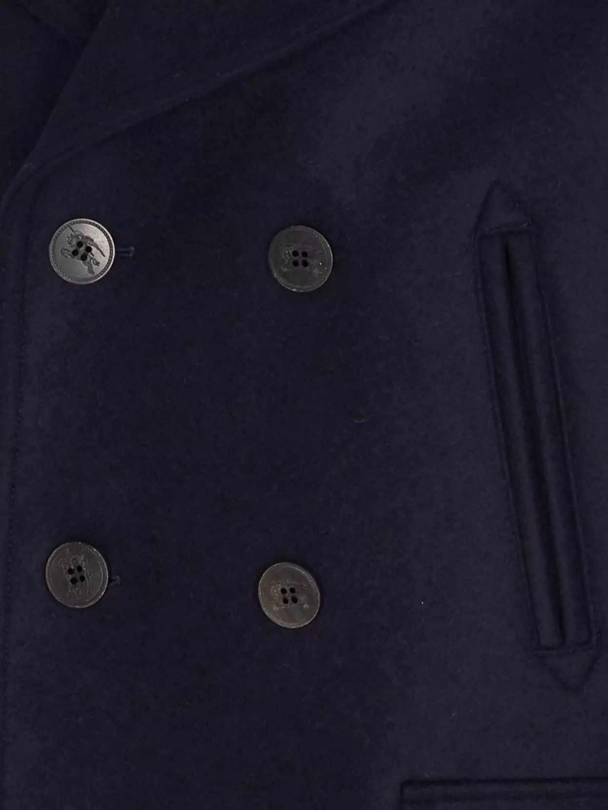 Burberry Double-Breasted Jacket Waist Belt