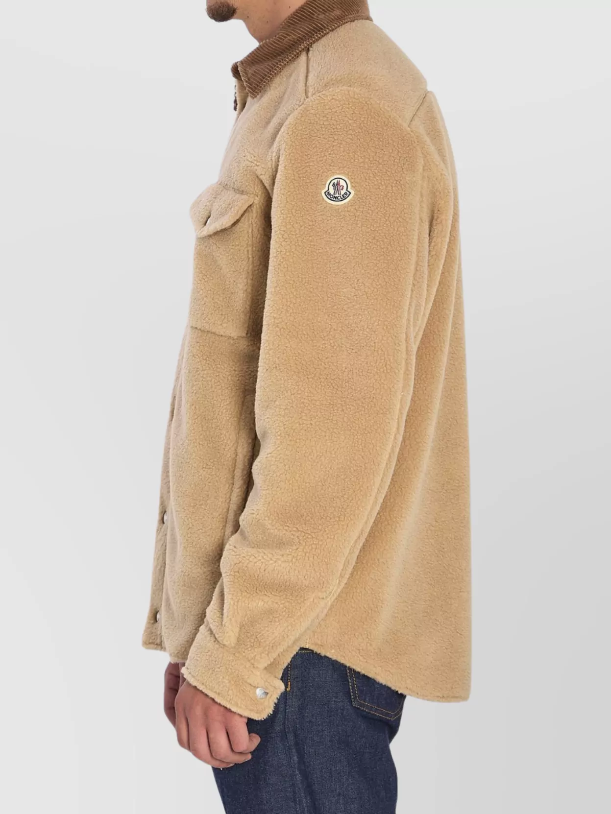 Moncler Teddy Style Overshirt Pockets
