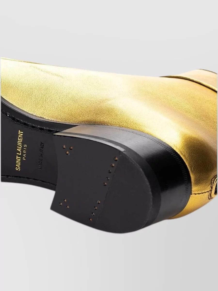 Saint Laurent Leather Ankle Boots