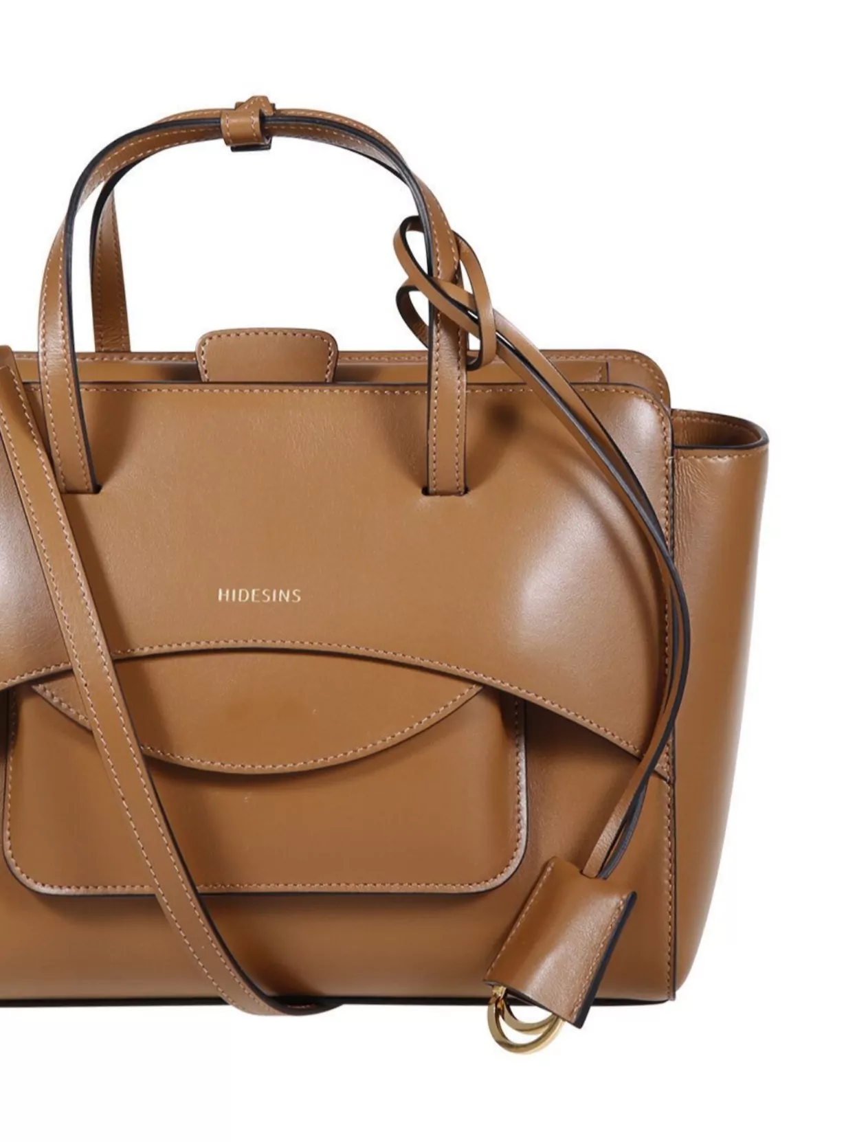 Hidesins Structured Tote Bag Front Pocket