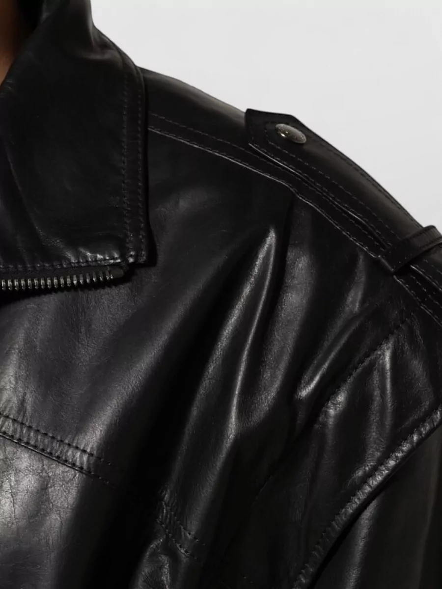 Dolce&Gabbana Leather Biker Jacket