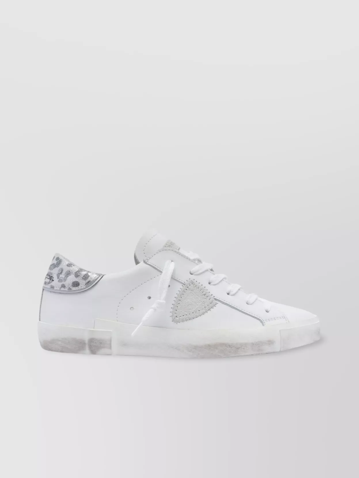 Philippe Model Animal Print Leather Low Top Sneakers