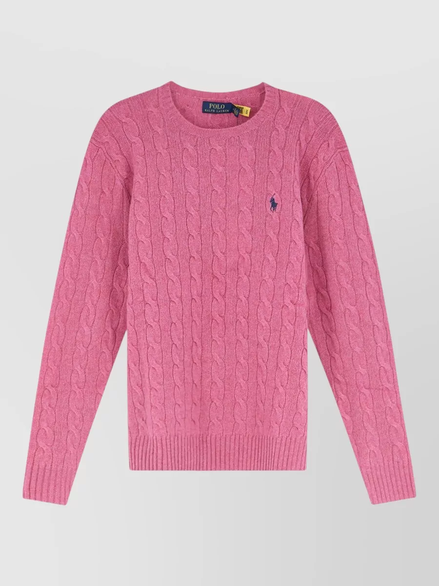 Polo Ralph Lauren cashmere-blend cable-knit sweater