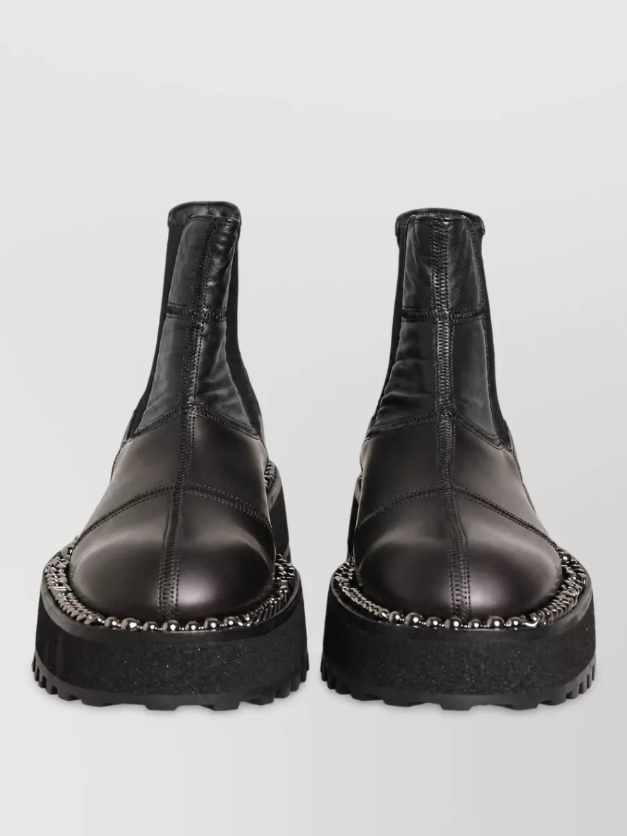 Dolce&Gabbana leather chelsea boots
