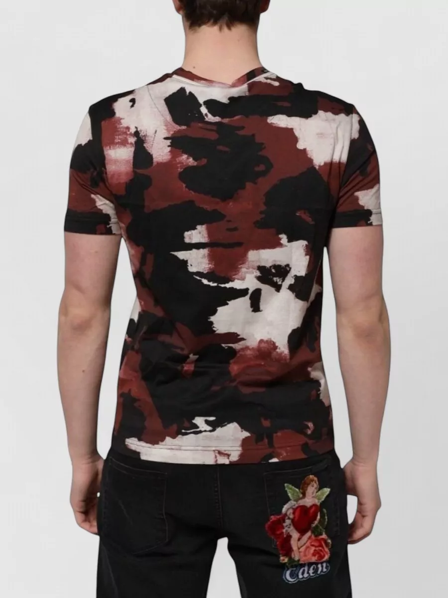 Dolce&Gabbana Cotton Printed Crew Neck T-Shirt