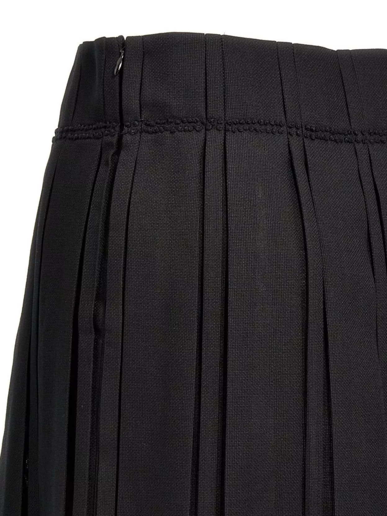 Jil Sander High Waist Pleated Midi Skirt