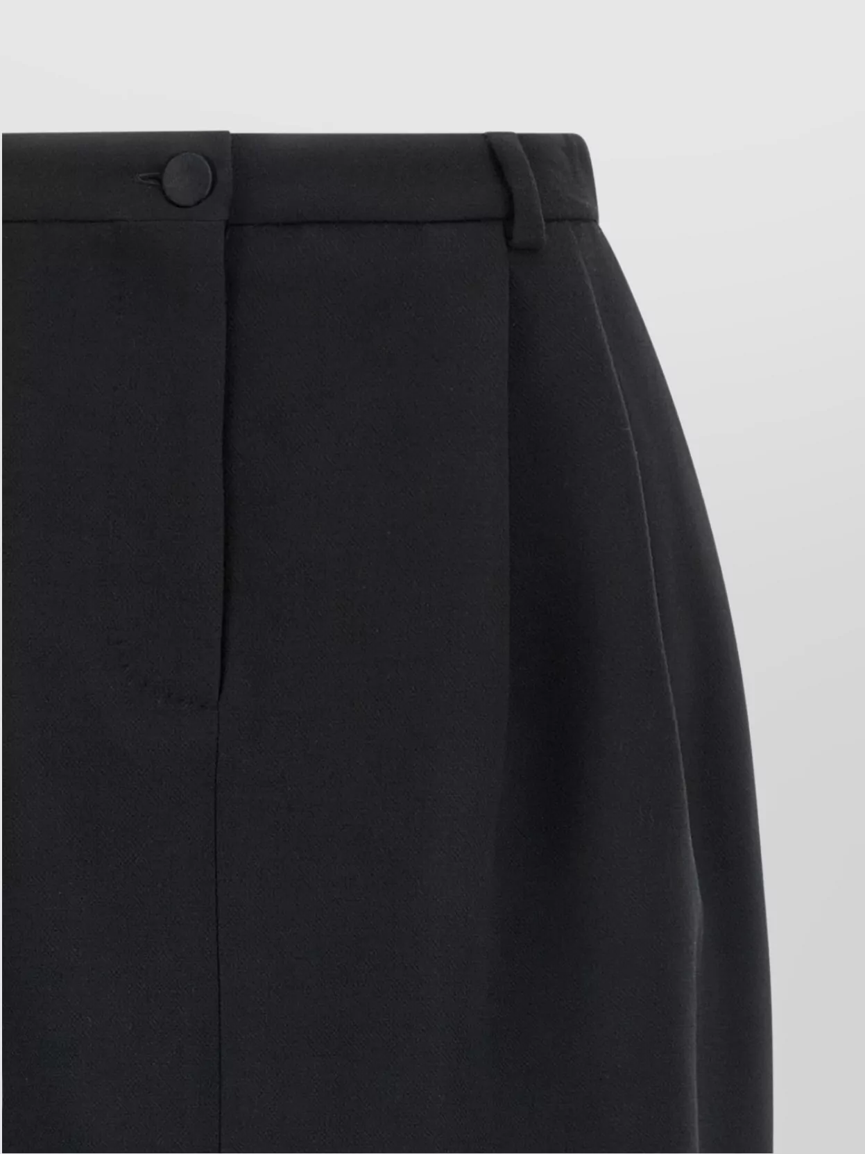 Dolce&Gabbana Tailored Crêpe Skirt Featuring Button Detail