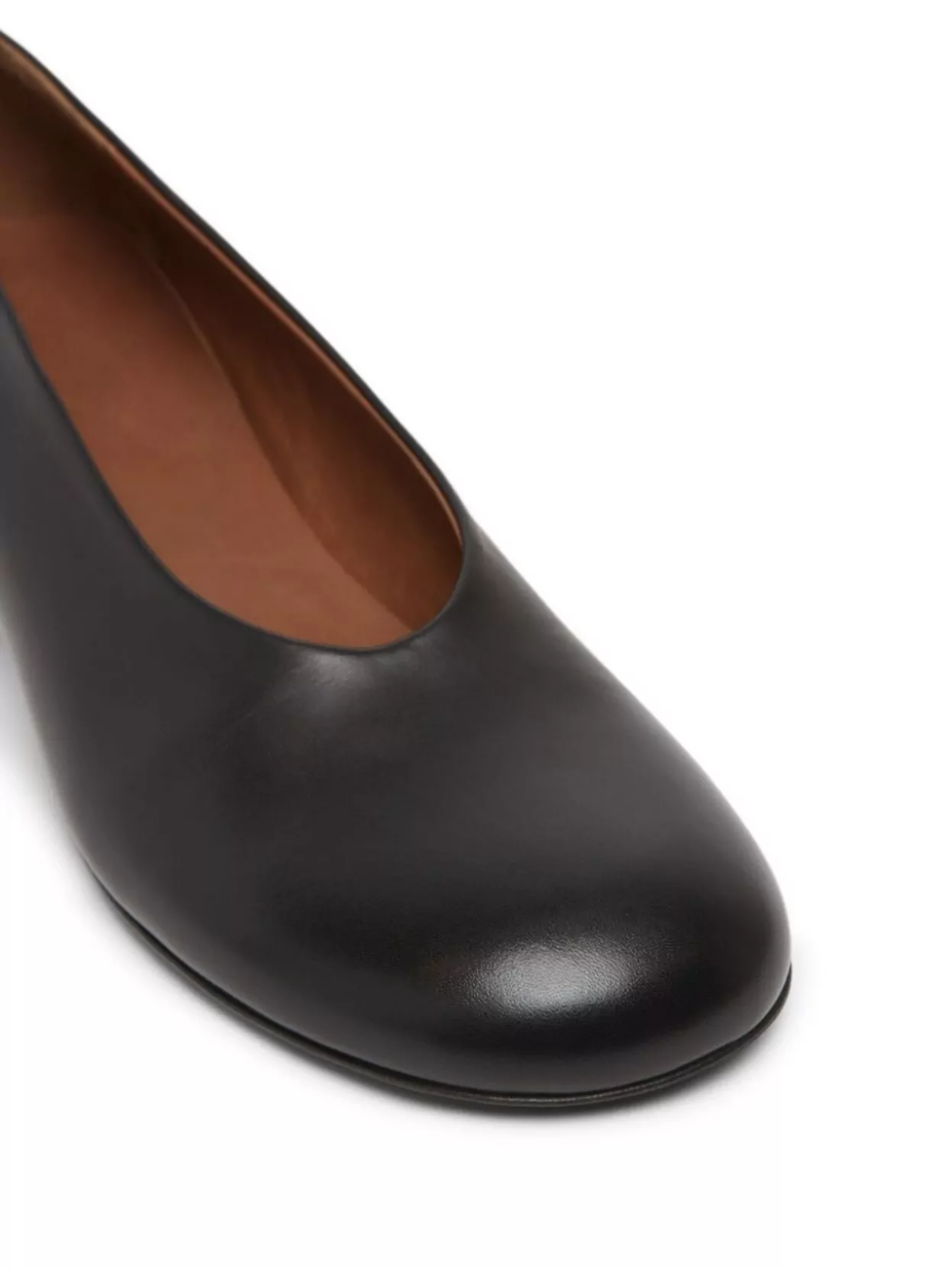 Marsell Round Toe Heel Design Pump