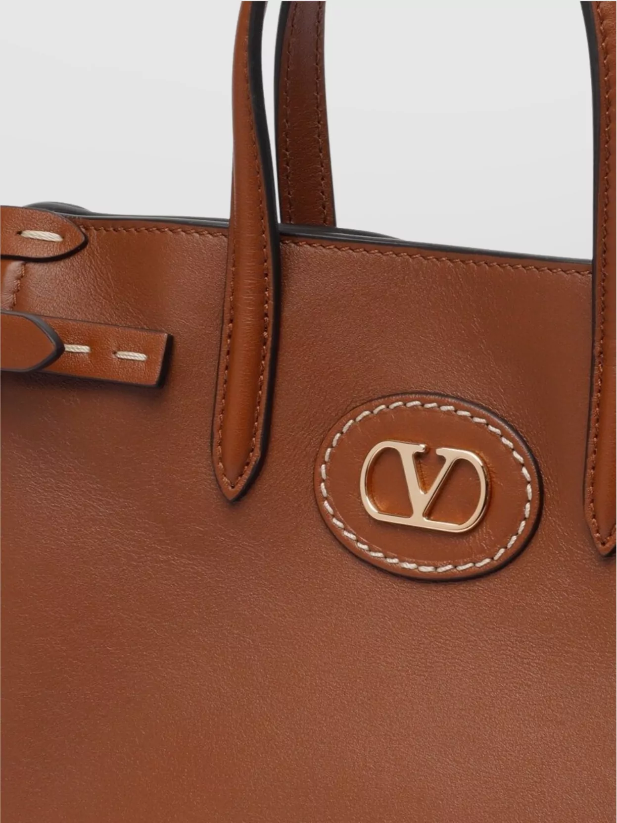 Valentino Garavani Hand Leather Tote Bag