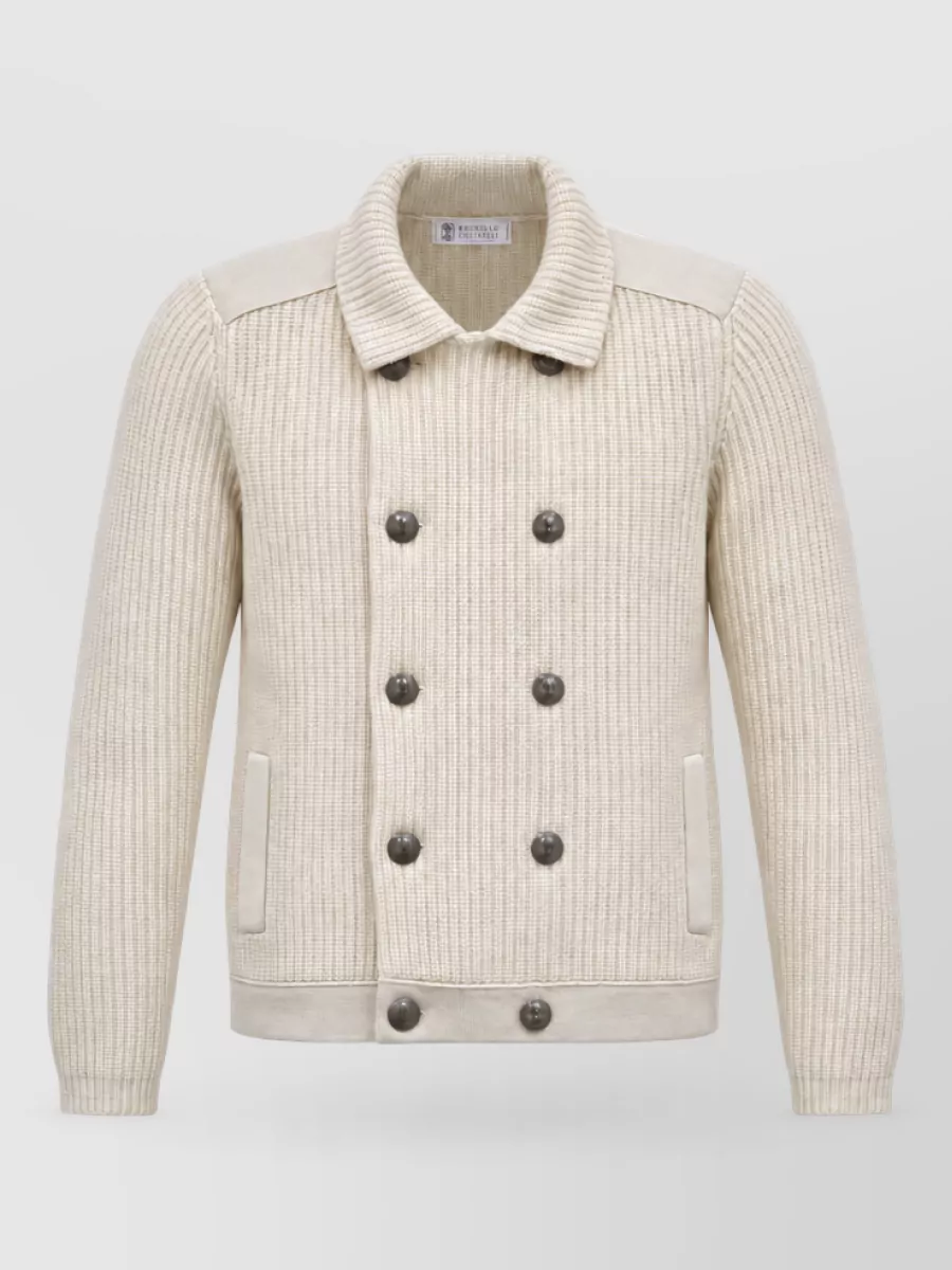 Brunello Cucinelli Cashmere Bomber Jacket