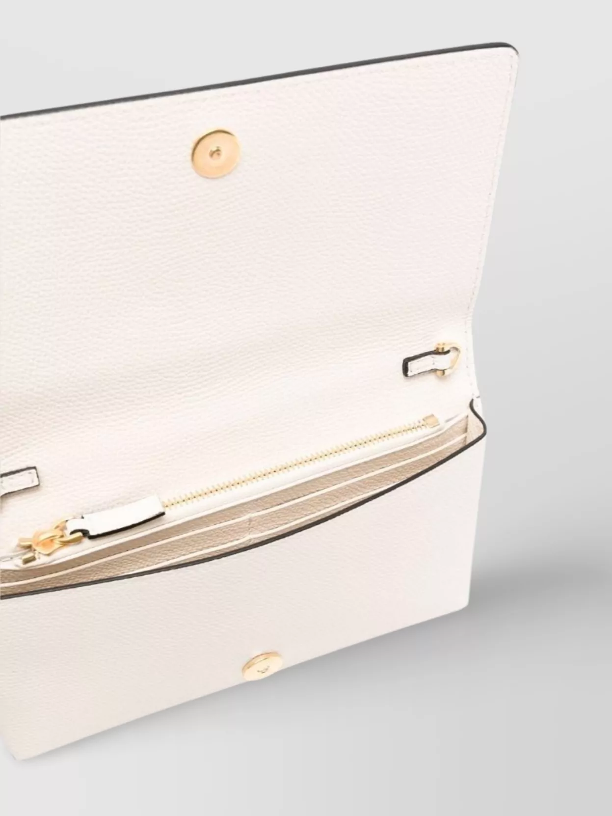 Valentino Garavani Vlogo Signature Leather Chain Wallet