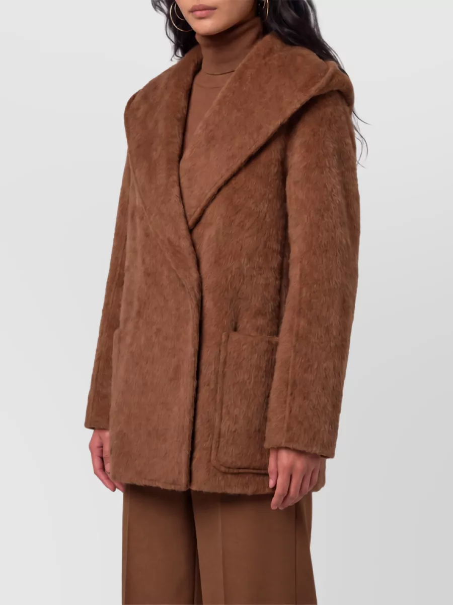Max Mara Camel Hair Mohair Short Coat