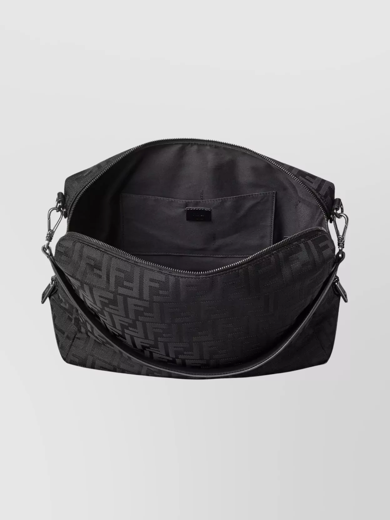 Fendi Shoulder Bag With Adjustable Strap And Metal Hardware