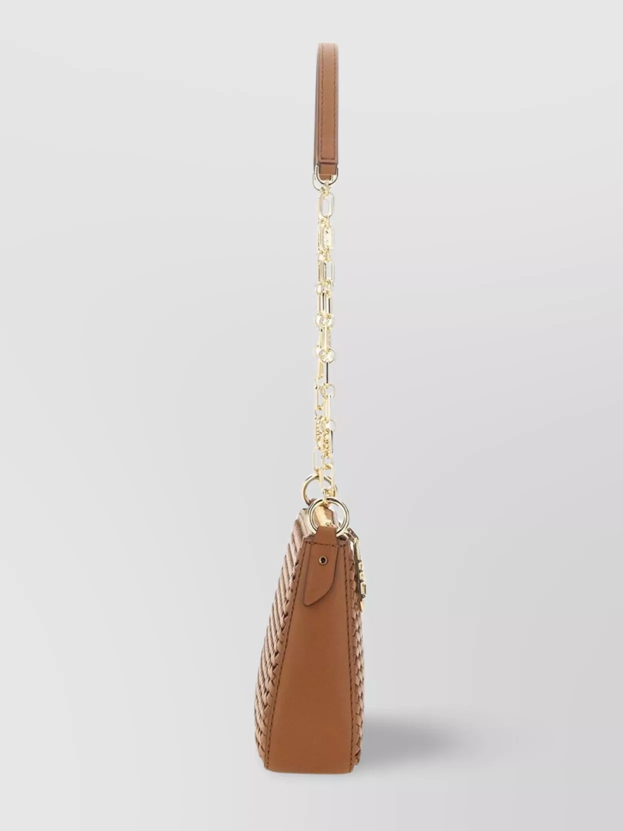 Michael Kors "empire" Logo Chain Strap Woven Pouch