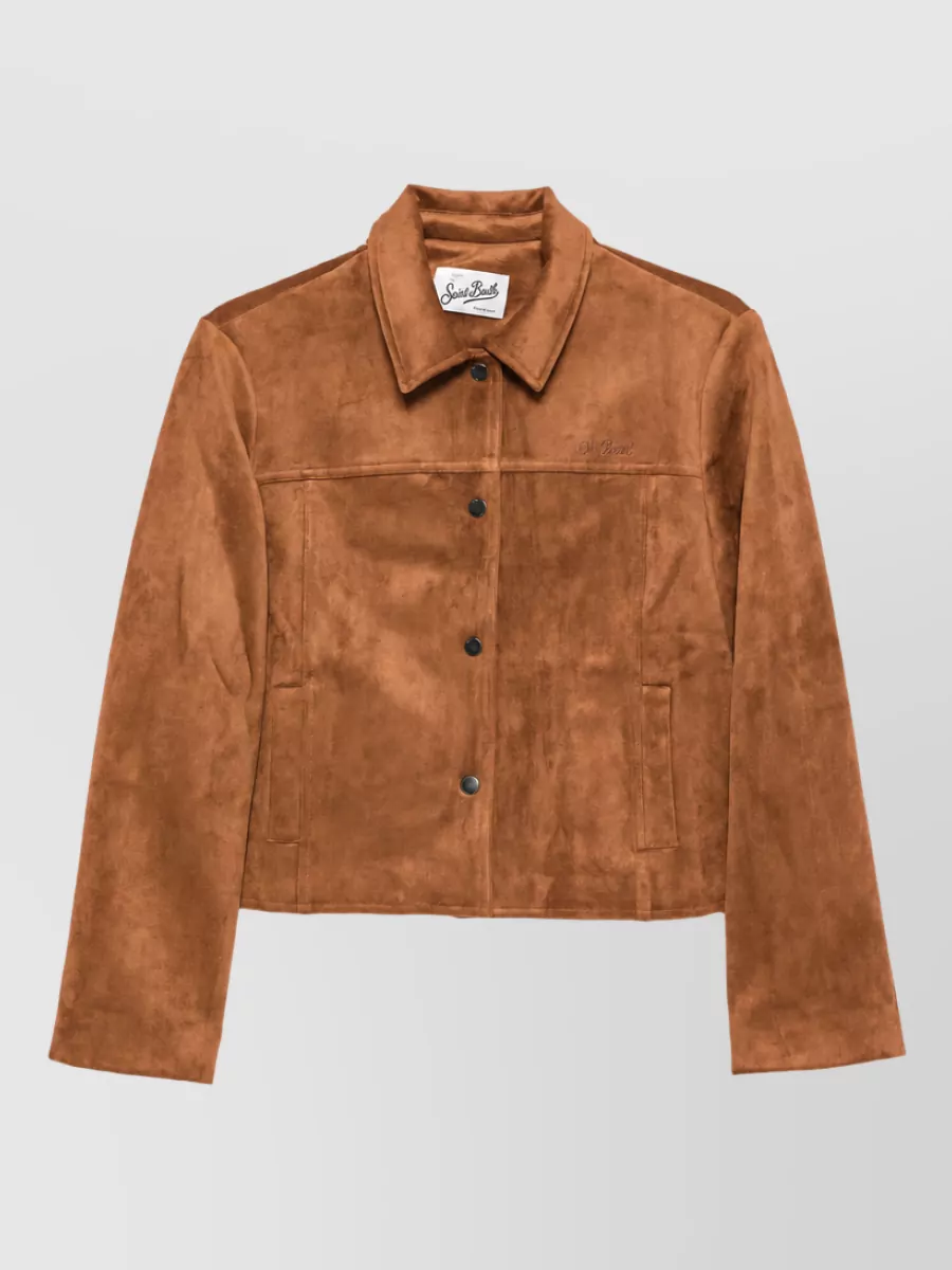 Mc2 Saint Barth cropped single breasted coat