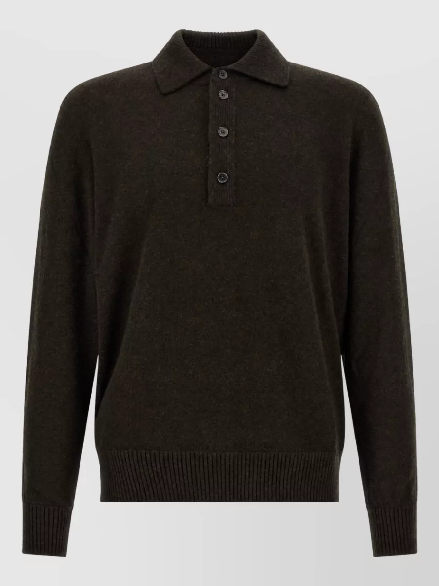 Zegna Cashmere wool polo jumper