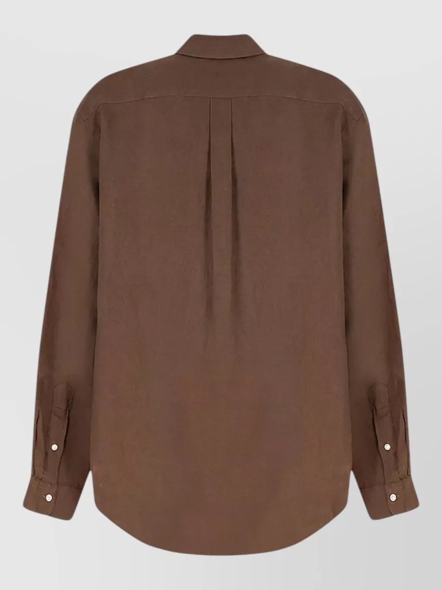 Polo Ralph Lauren Linen Slim-Fit Long-Sleeve Shirt