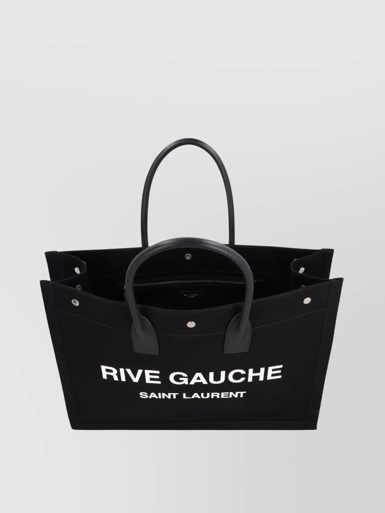 Saint Laurent Tote Bag Canvas Expandable Sides