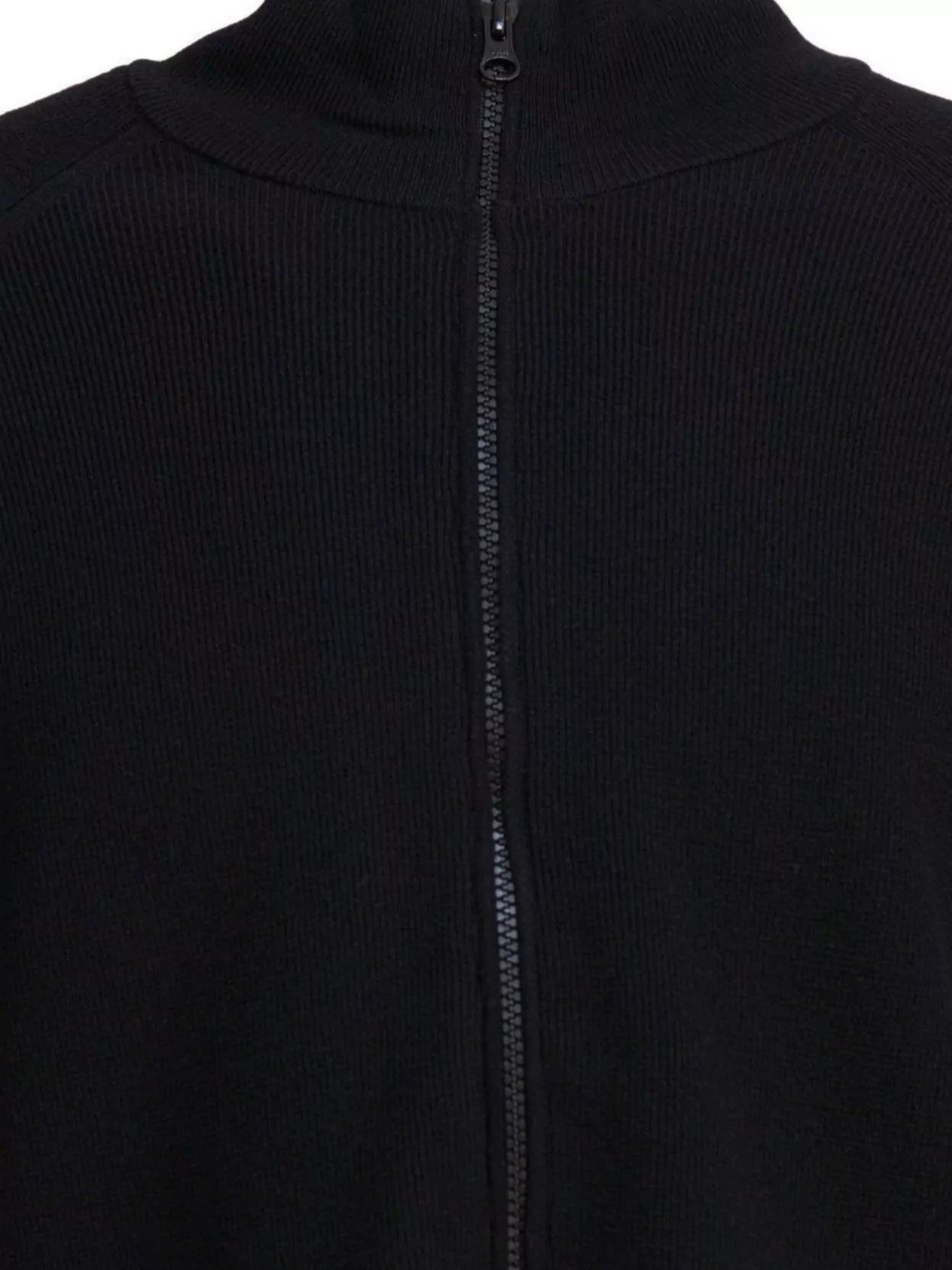 C.p. Company Ribbed High Collar Sweater With Long Sleeves