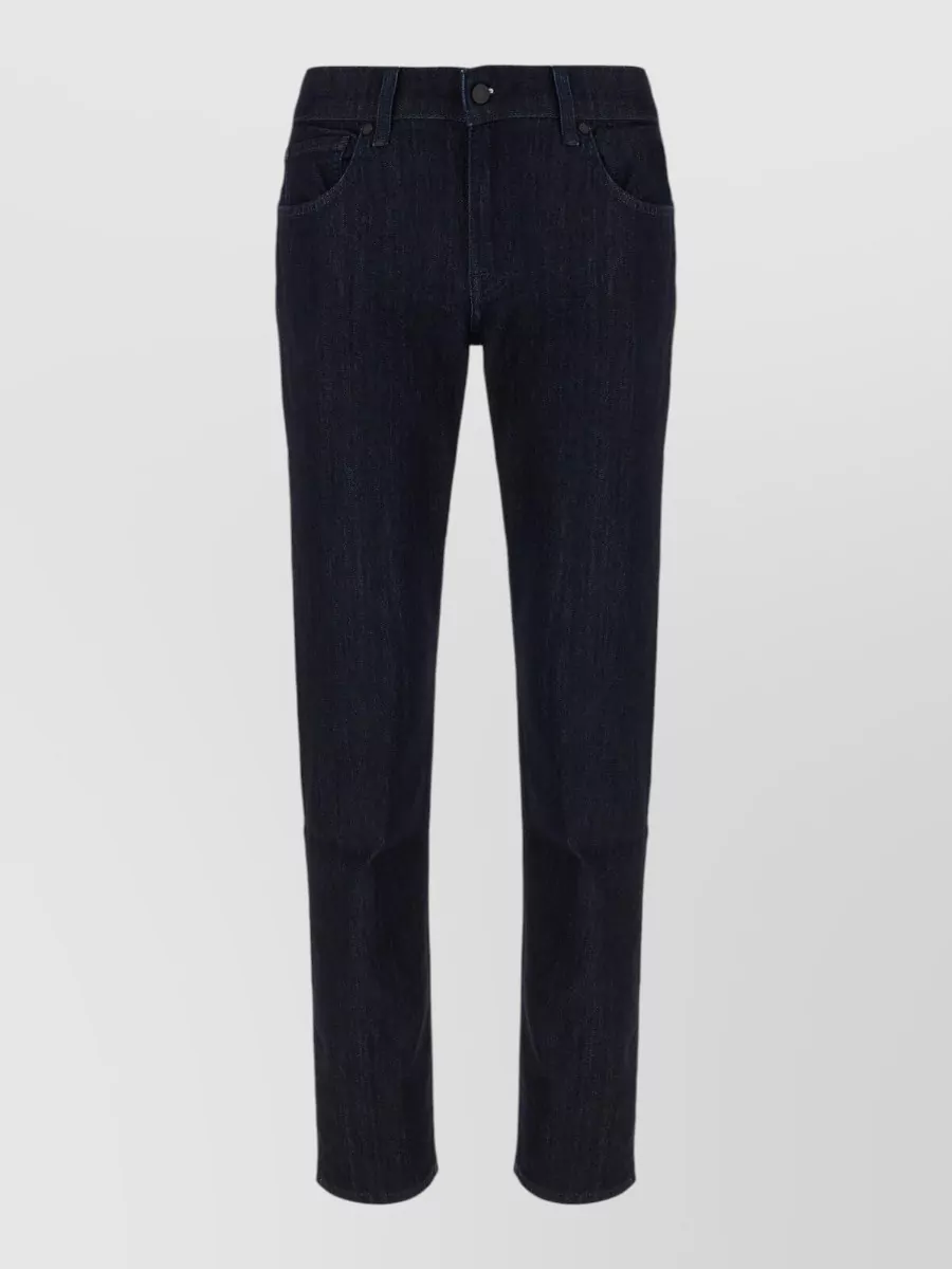 7 For All Mankind denim straight-leg jeans