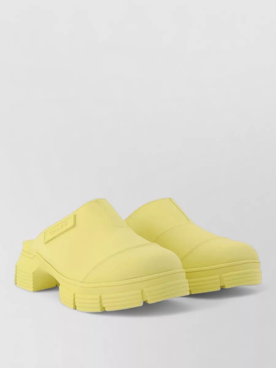 Ganni Rubber Platform Mules