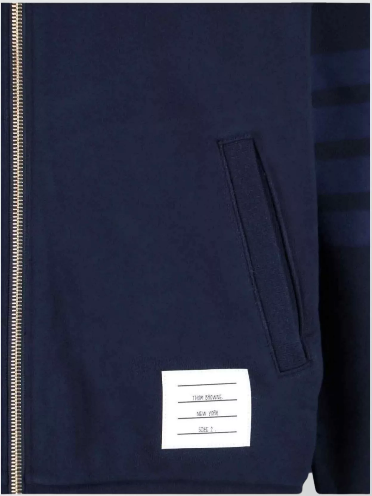Thom Browne Relaxed Fit Jacket Striped Accents
