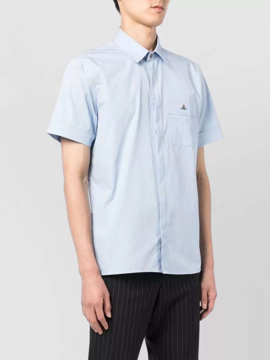 Vivienne Westwood Short Sleeve Shirt Button Down Collar Pocket