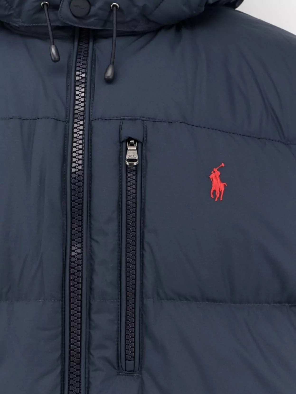 Polo Ralph Lauren Gorham Water-repellent Ripstop Fabric Down Jacket Clothing In Blue