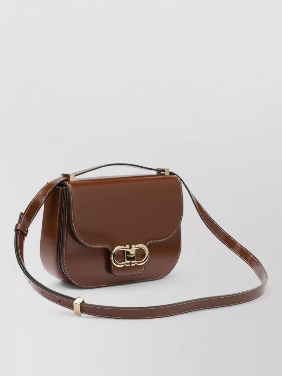Ferragamo Leather Crossbody Bag