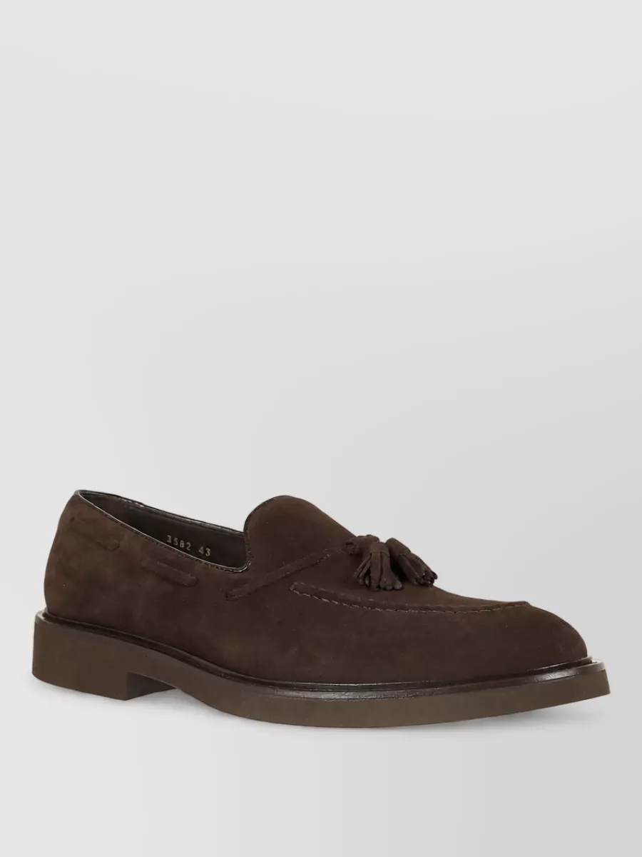 Doucal's leather monk shoes