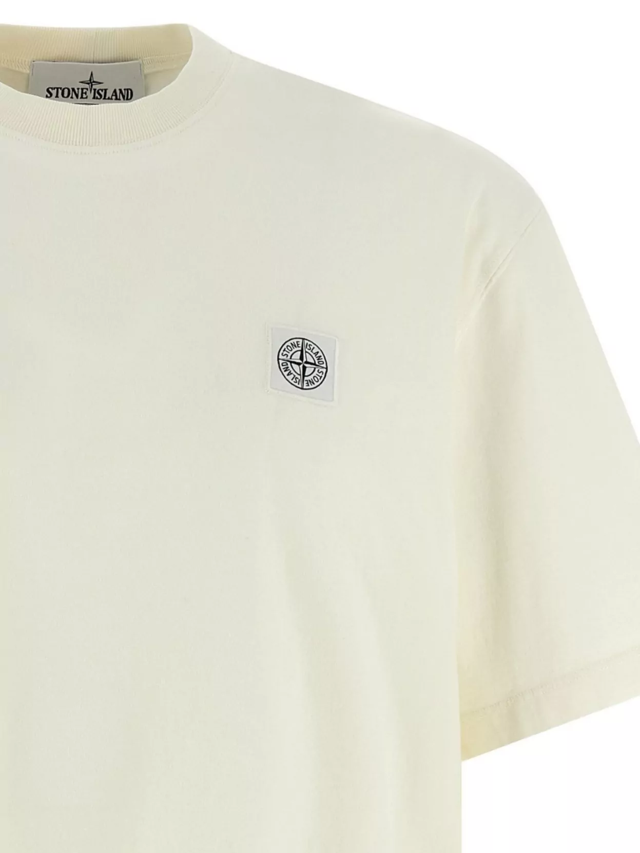 Stone Island Crew Neck T-Shirt Logo Patch