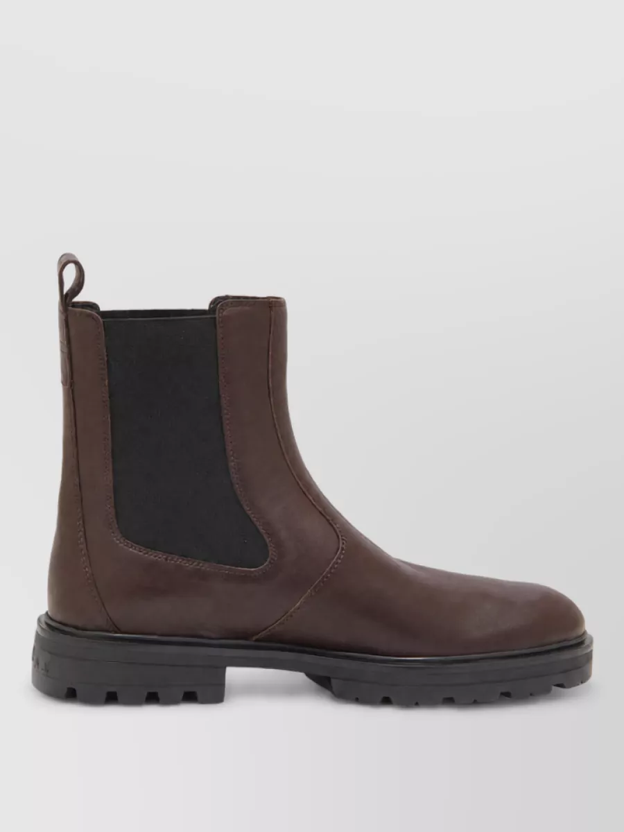 Hogan leather ankle boots