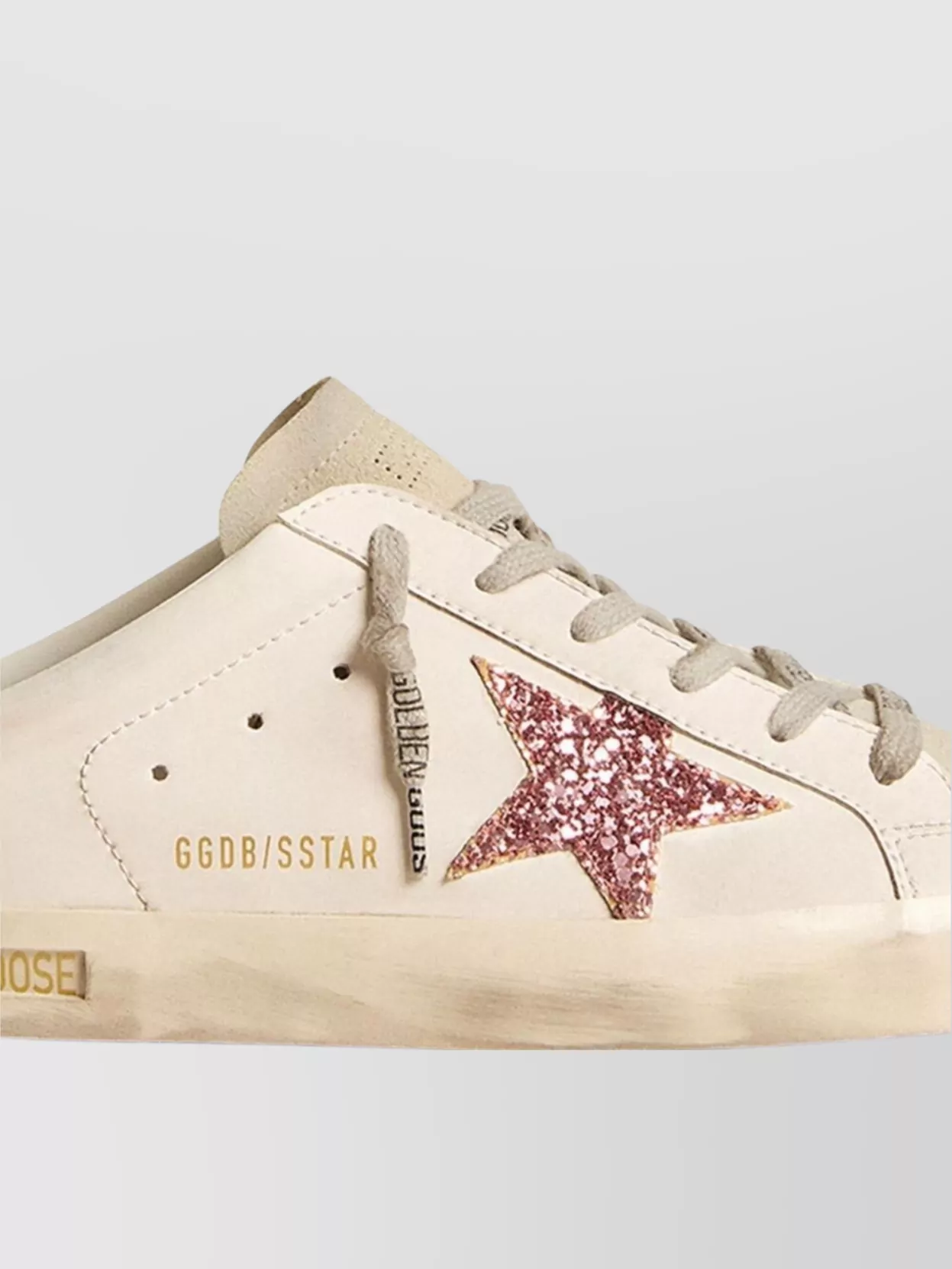 Golden Goose Low-Top Sneakers With Glitter Star Detail