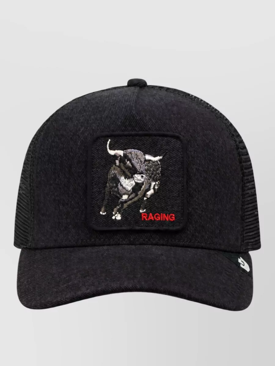 Goorin Bros denim trucker cap