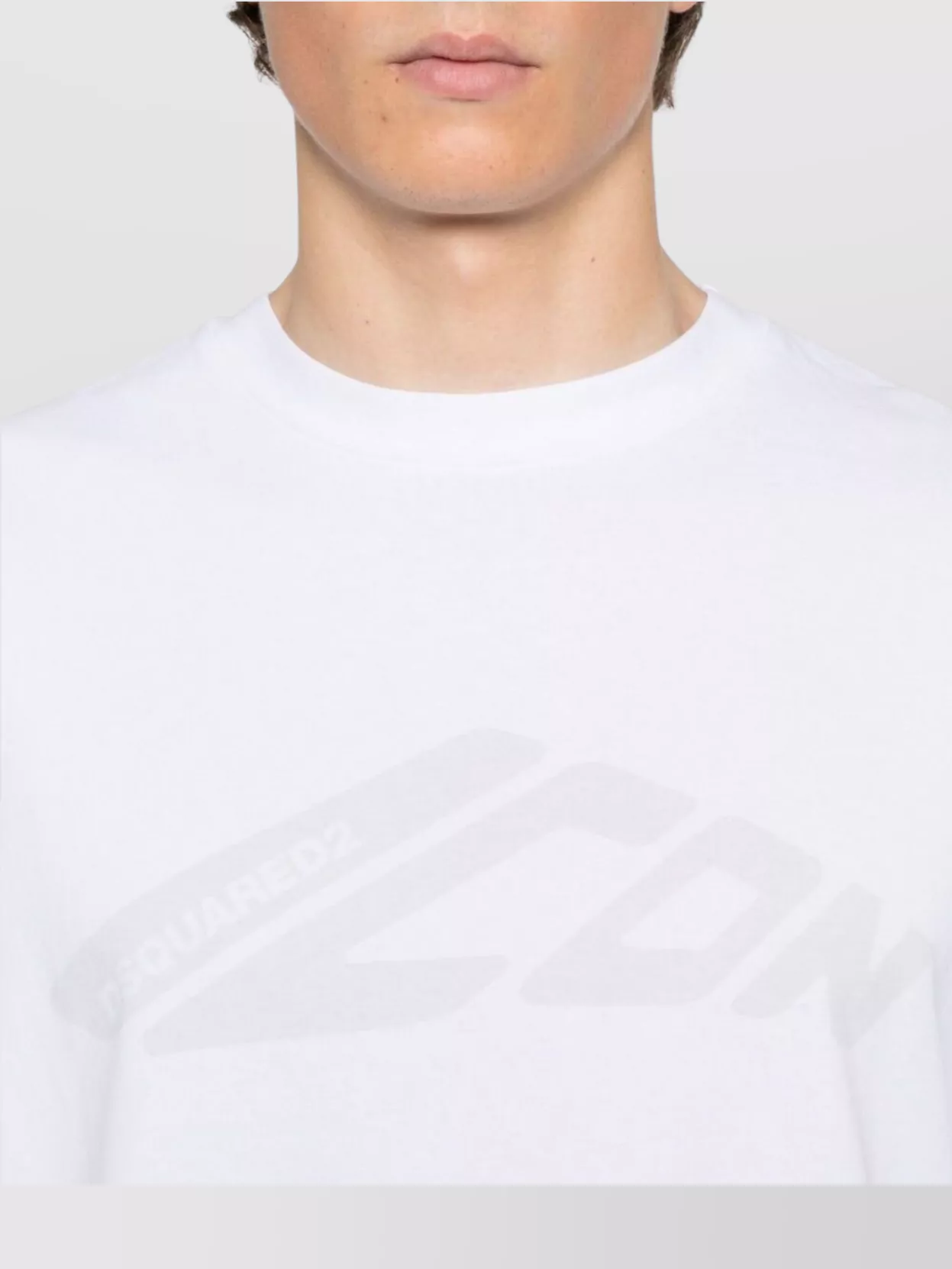 Dsquared2 Logo Crew Neck Cotton T-Shirt