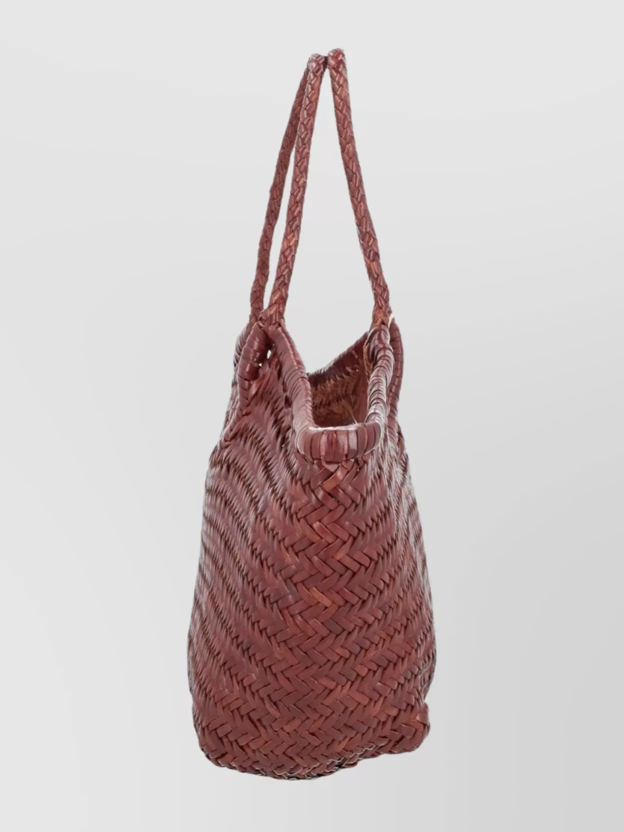 Dragon Diffusion Woven Shoulder Bag Dual Handles