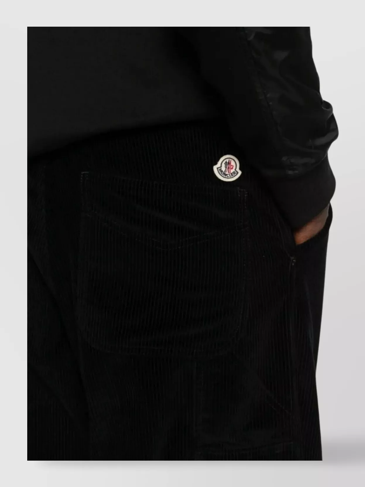 Moncler Corduroy Trousers With Pockets And Loops