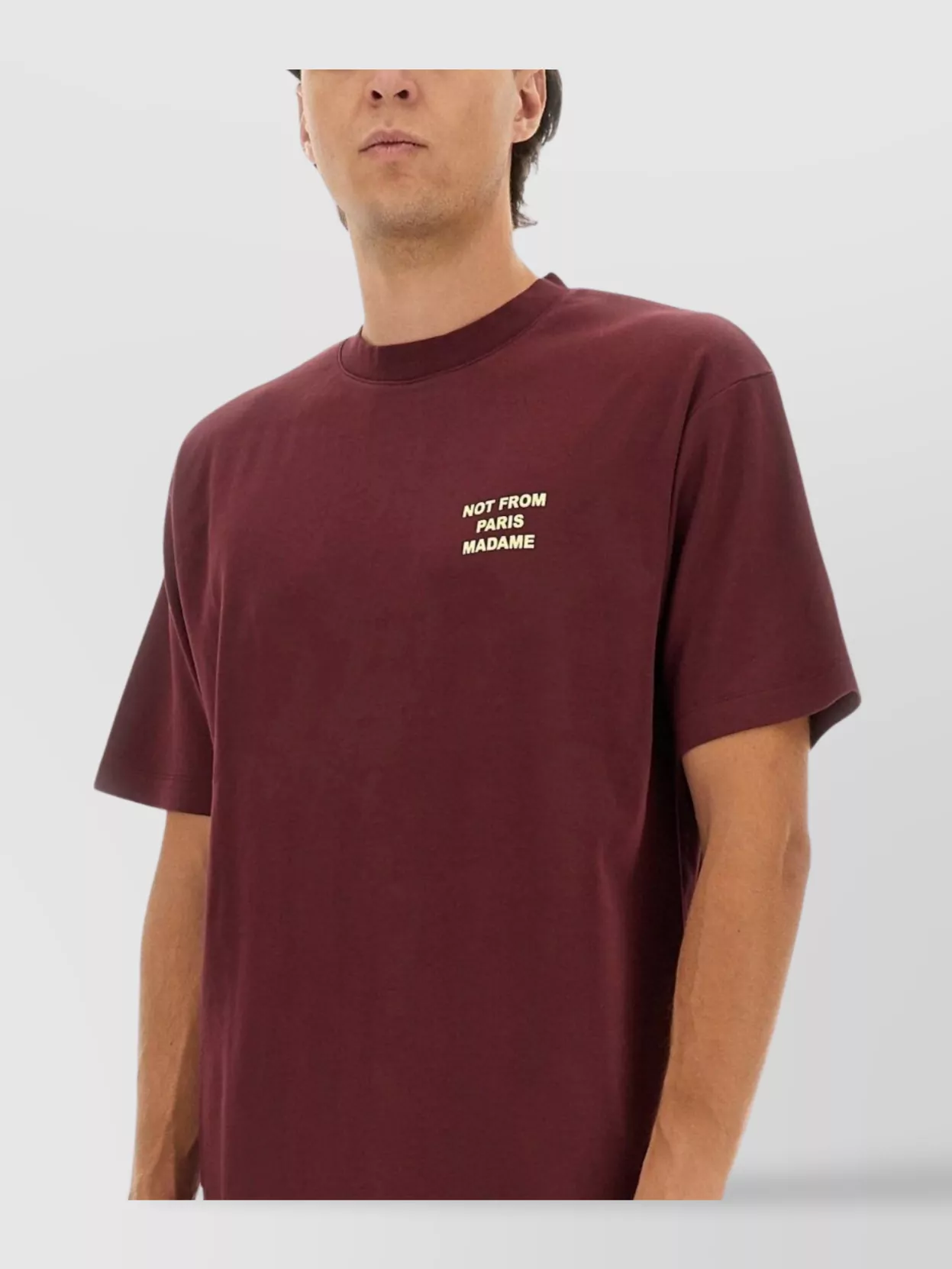 Drôle De Monsieur Graphic Print Crew Neck T-Shirt