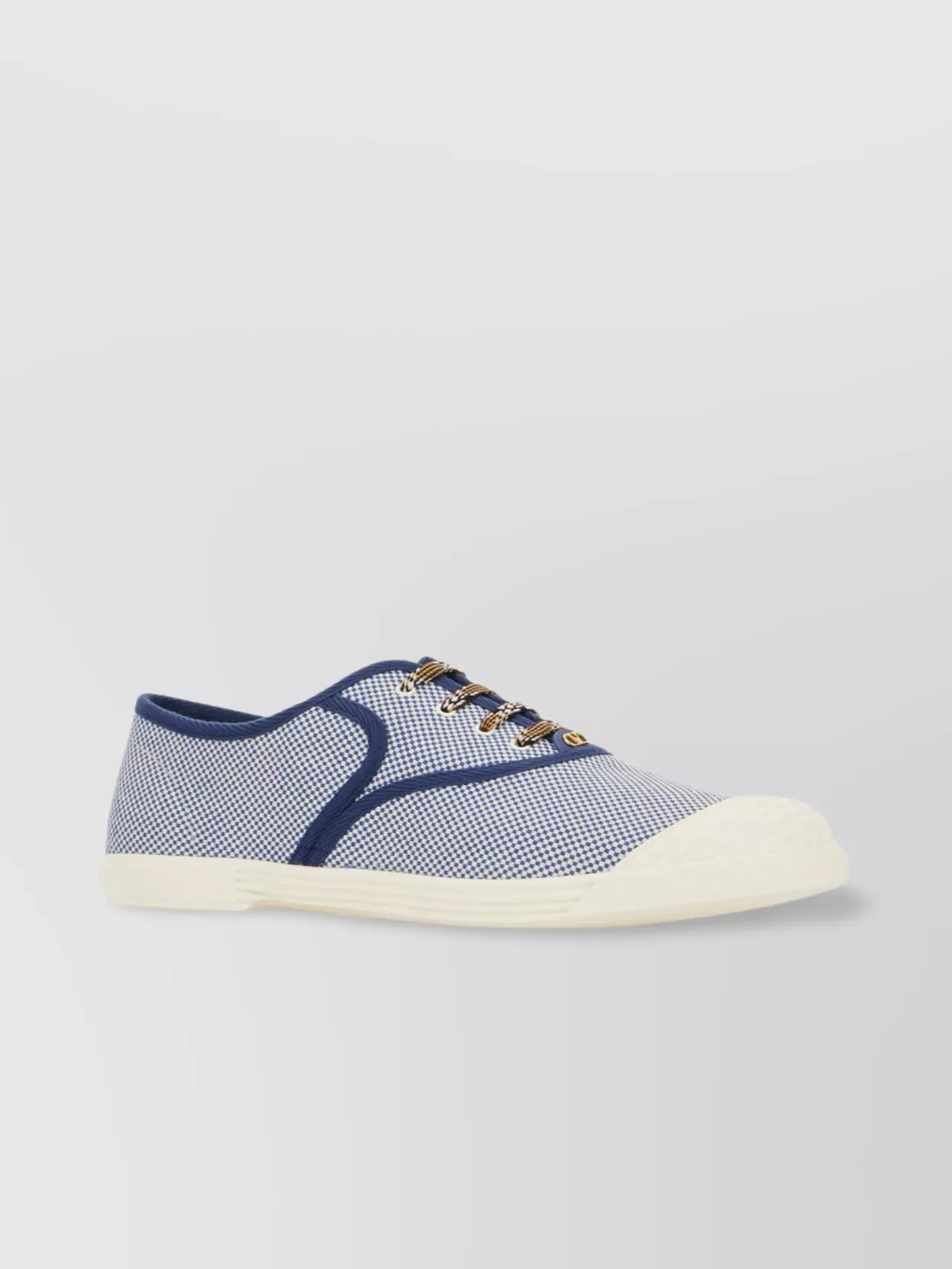 Valentino Garavani Embroidered Fabric Sneakers Round Toe