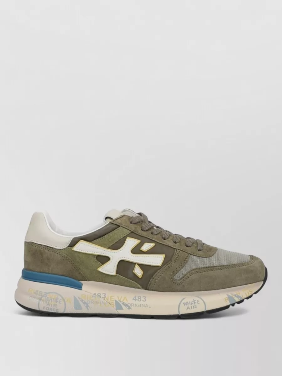Premiata Leather Low-Top Sneakers