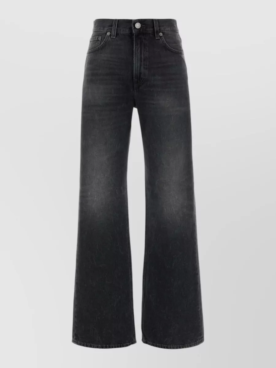 Haikure denim wide-leg trousers