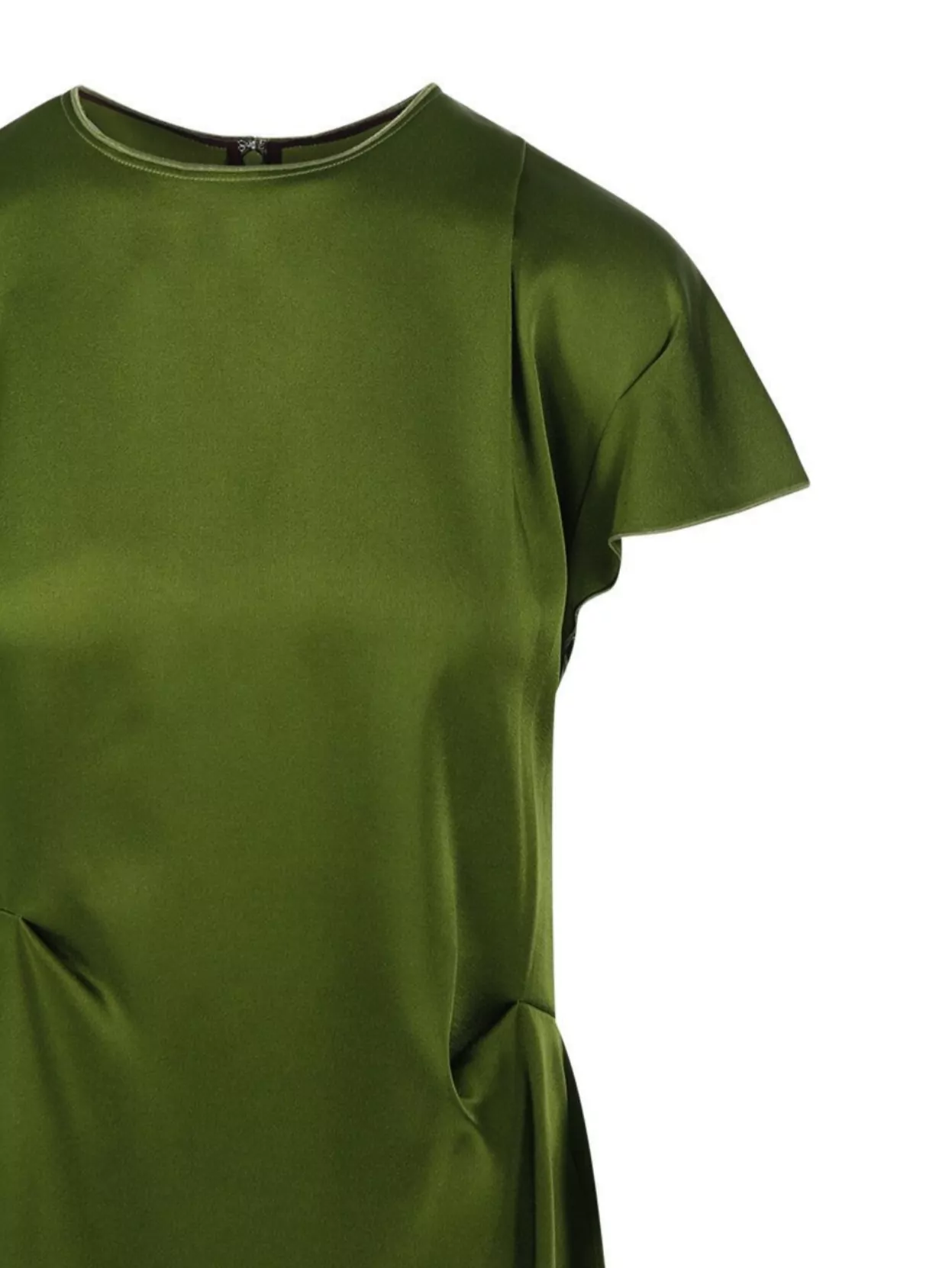 Tシャツ・カットソー VICTORIA BECKHAM TOPS WITH FOLDS Relaxed Double-Layer Shirt In Oxford Blue – Victoria Beckham Inc