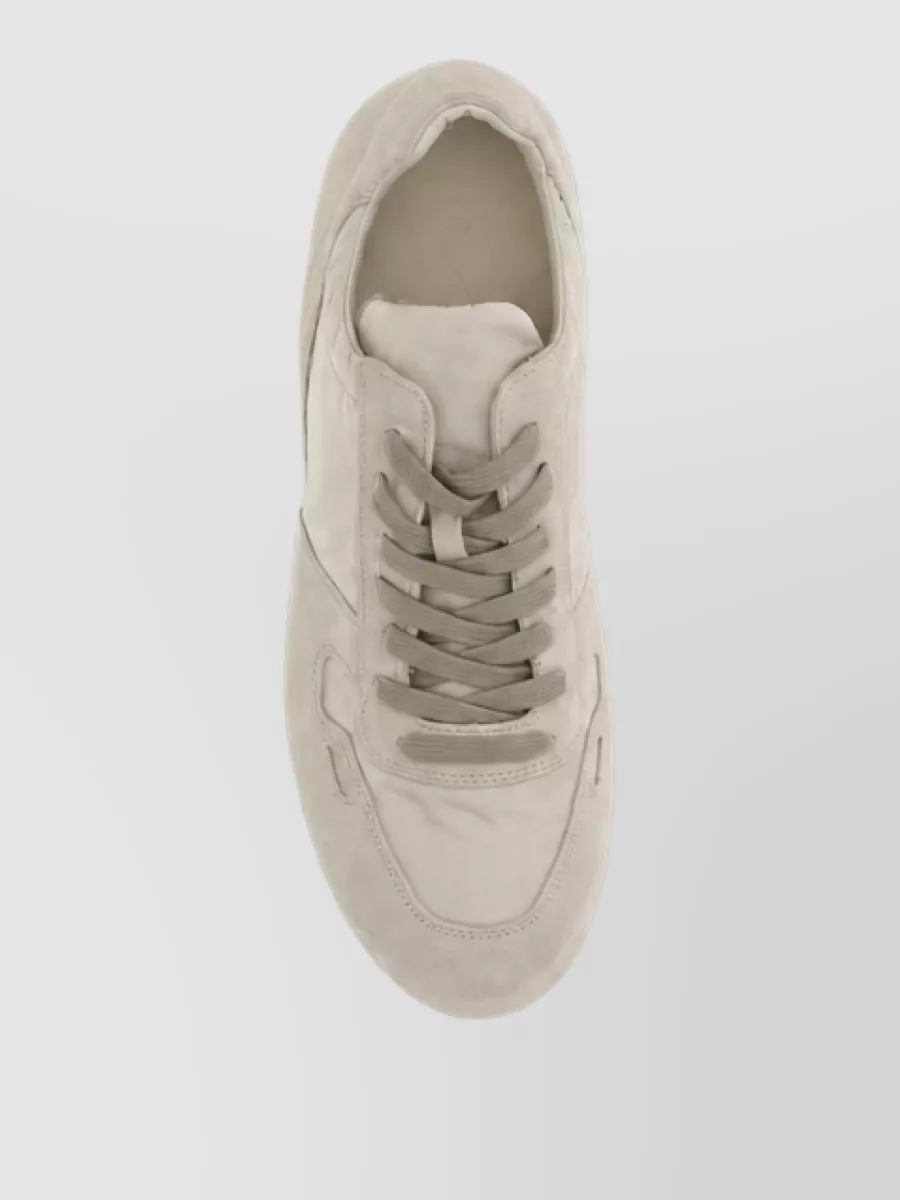 Rick Owens Calf Leather Low Top Sneakers