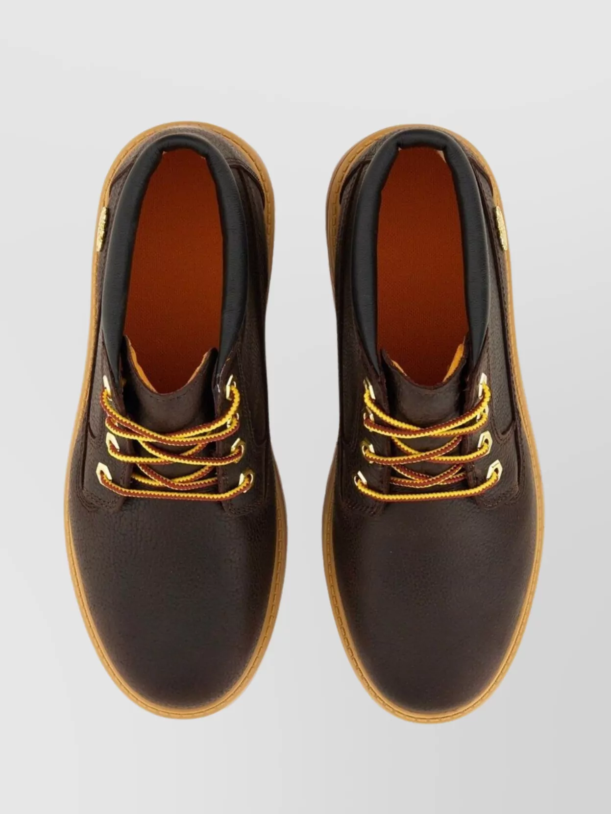 Timberland Chunky Sole Ankle Boots With Metal Eyelets