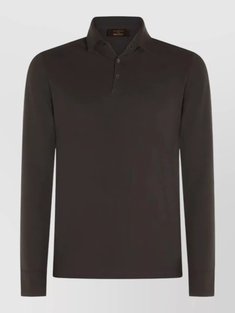 Zanone cotton short-sleeve polo shirt