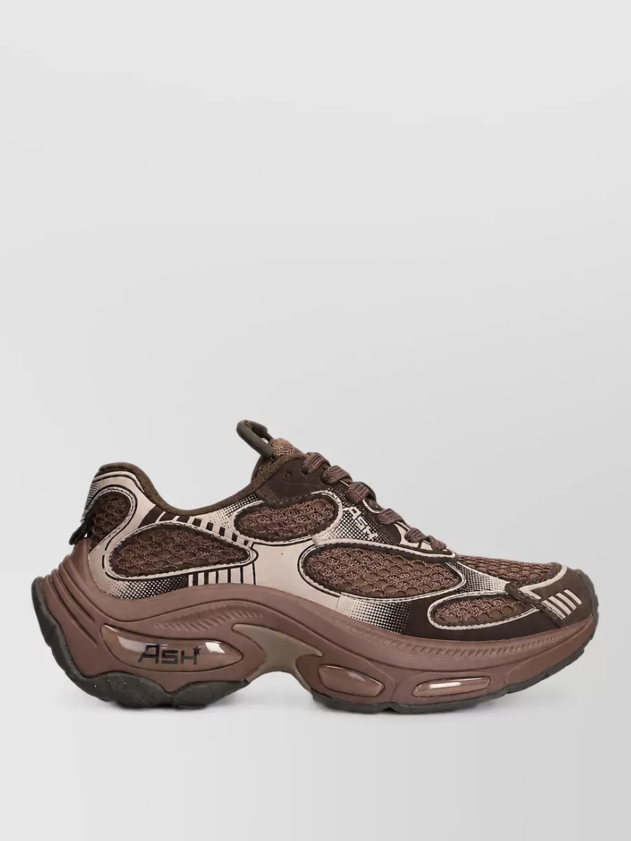 Ash Paneled Low-Top Sneakers