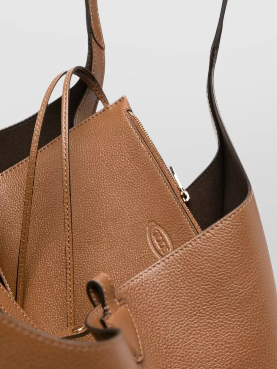 Tod's T Timeless Medium Leather Shoulder Bag