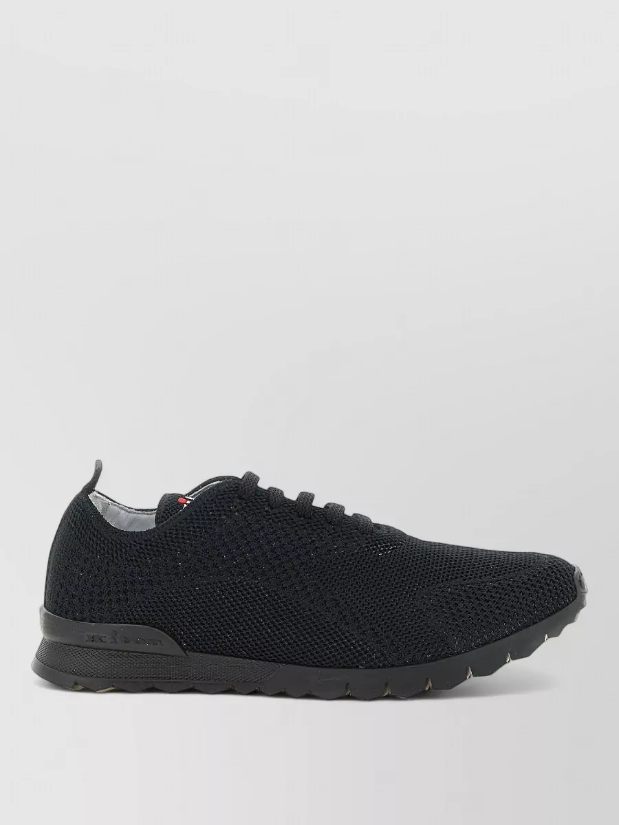 Kiton Fitb Mesh Sneakers Rubber Sole Pull Tab